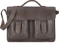 Greenland Nature Natuur aktetas Leer 40 cm - grijs