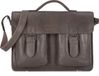 Greenland Nature Natuur aktetas Leer 40 cm - grijs