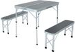 Akord Reis Set ROI Tafel + 2 Banken Grijs