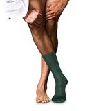 FALKE Highshine elegant licht glanzend zijde katoen sokken heren groen - maat 39-40