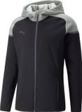 Puma Team Cup Casuals Jas Met Kap Heren - Zwart
