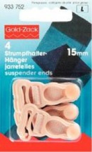 prym - plastic uiteinden Beige (15 mm) Suspender - 1 Stuk