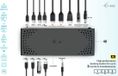 i-Tec - USB-C - Thunderbolt Station d'accueil - 2 x Displayport - 1 x HDMI - Ethernet - 5 x USB-A - 2 x USB-C - Audio - 100W chargement