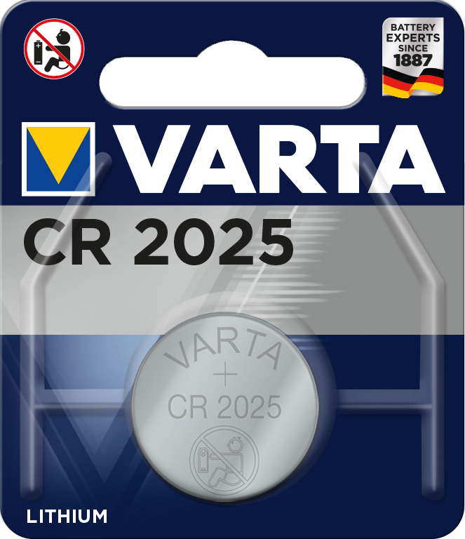 Varta CR2025 - Lithium - 3V - 157mAh - 1 stuk