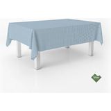 ECOMMERC3 Vichy Tafelkleed, vuilafstotend, rechthoekig, 300 x 140 cm, extra zacht en waterdicht, blauw