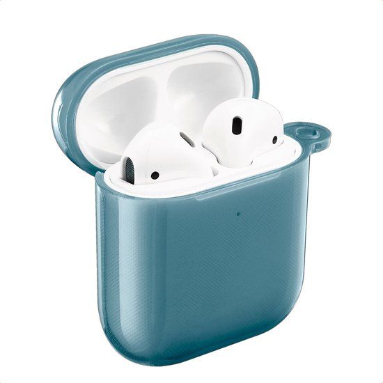 imoshion Neon Case - Hoesje geschikt voor AirPods 1 / 2 - Donkerblauw