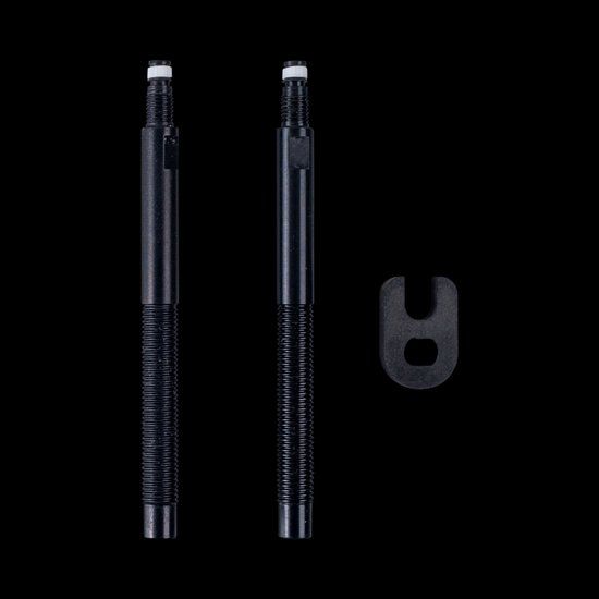 Schwalbe Aluminium Ventielverlengers 65mm voor SV ventielen (Frans / Sclaverand)