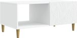 vidaXL Salontafel Wit 90 x 50 x 40 cm Bewerkt hout