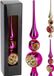Home & Styling Kerst piek glas 30cm decoratie assorti meerkleurig