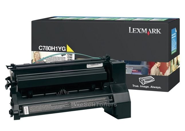 Lexmark C780H1YG toner cartridge yellow 10000 pages