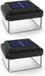 GreenBlue - Set van 2 stuks - LED solarlamp - tuinlamp - op zonne-energie - 100x100mm - paalverlichting