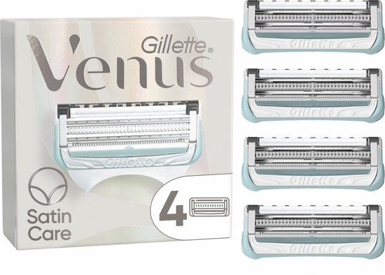 Gillette Venus Scheermesjes - Voor Vrouwen - 4 Stuks - Blauw