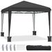 Pavillon de jardin Pop-up - 3 x 3 m - Pliable - Protection UV 50+ - Sac de transport - Hauteur réglable
