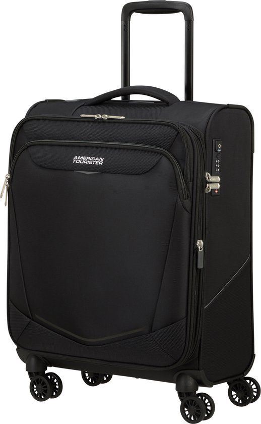 American Tourister Summerride Spinner 55 cm Handbagage Koffer Zwart