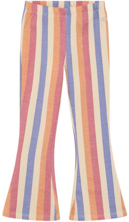 Daily7 Flared Legging Striped Roze Kinderen Katoen Maat 128