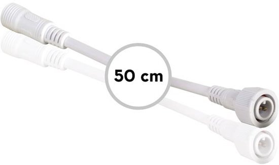 Velleman Connector Voor Eenkleurige Ledstrip - Met Kabel Mannelijk-Vrouwelijk - Ip68