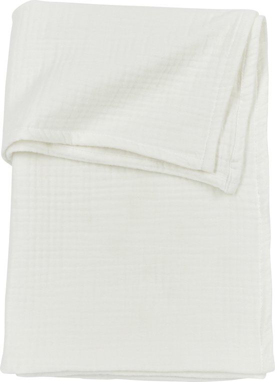 Meyco Baby Uni wieglaken - pre-washed hydrofiel - offwhite - 75x100cm