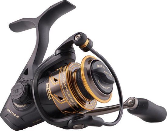 Penn Battle III 3000 - Werpmolen - 6.2:1 - Zwart