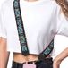 Merkloos Avizar Ethnik Lake Blue Collection Shoulder Strap, Black