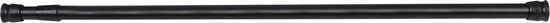 Differnz Round Douchestang - Verstelbaar - 75 tot 125 cm - Zwart