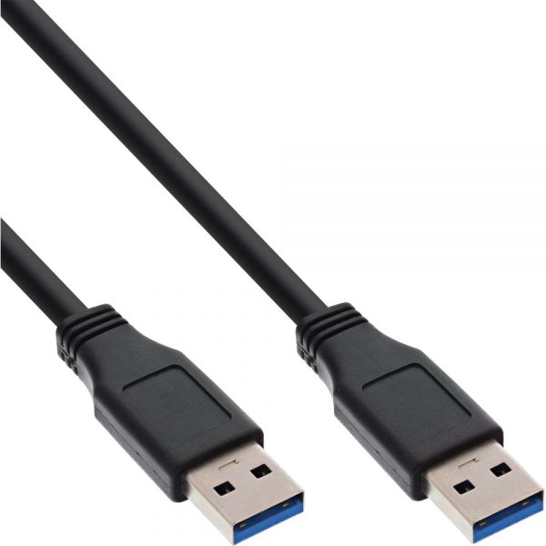 Inline USB-kabel - 3 m - Zwart - 4043718233984