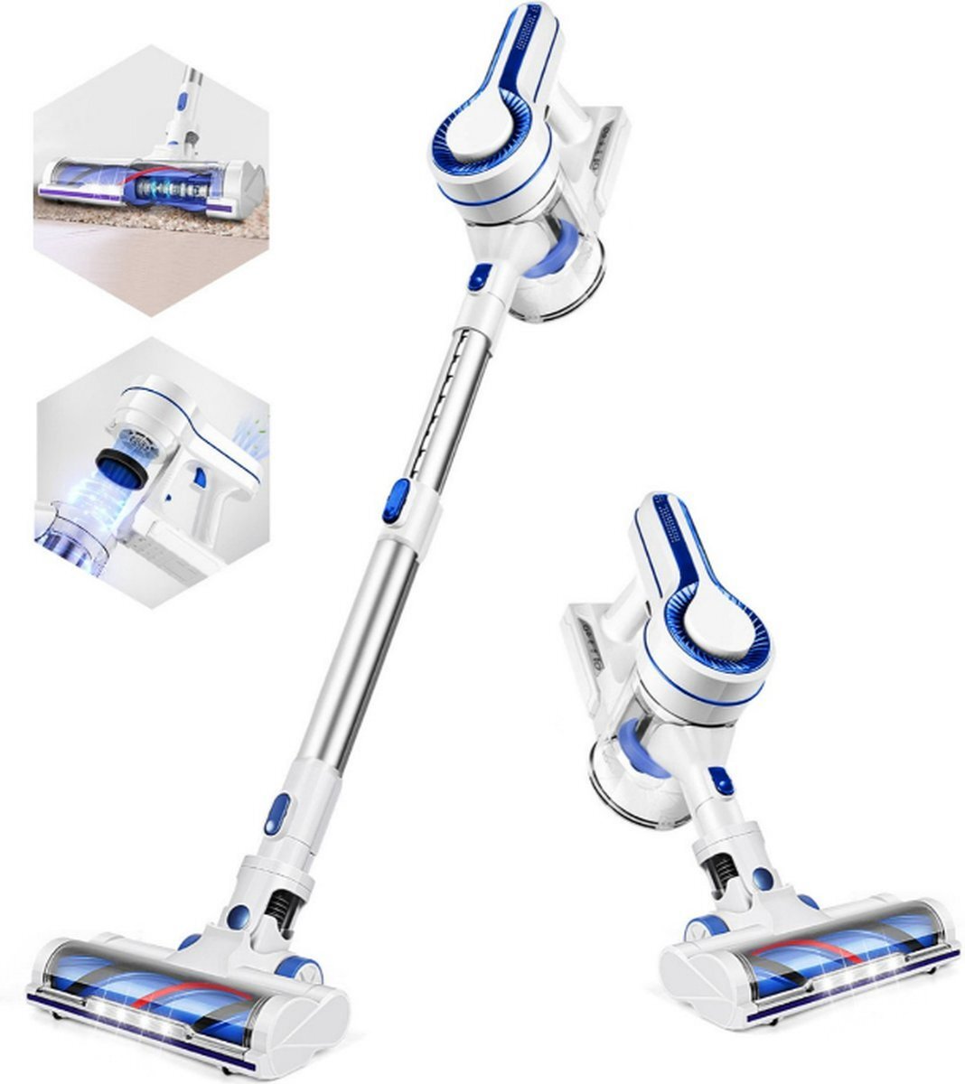 aposen Stofzuiger Lichtgewicht Draadloze Met Hepa Filter Voor