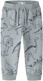 NAME IT Broek grijs / zwart
