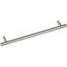 GRIMME 8569210160 Basic kastgreep Enija meubelgreep (Barell) ø 12 mm, breedte 200 mm stanggreep geborsteld roestvrij staal, zilver, gatafstand 160 mm
