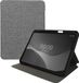 kwmobile Case Compatible with Apple iPad Pro 11" (2024) - Slim Book Style Tablet Cover with Stand Feature - Grey