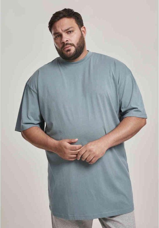 Urban Classics Tall Heren T-shirt - 5XL - Blauw