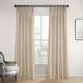 HPD Half Price Drapes Verduisteringsgordijnen van kunstzijde taft voor slaapkamer, 274 cm lang (1 paneel), 63,5 x 274,3 cm (b x l), antiek beige