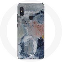 Maniacase Hoesje voor Xiaomi Redmi Note 5 Pro Grijs abstracte textuur achtergrond