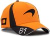 Puma McLaren Oscar Piastri Cap 2026 - Oranje Polyester Baseball Cap