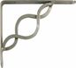 AMIG Plankdrager/steun/beugel Decoratief - metaal - zilver - H200 x B150 mm - Tot 180 kg