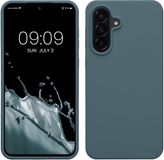 kwmobile hoesje geschikt voor Samsung Galaxy A56 5G - Hoesje met siliconen coating - Smartphone case in leisteen