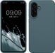 kwmobile hoesje geschikt voor Samsung Galaxy A56 5G - Hoesje met siliconen coating - Smartphone case in leisteen