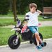 Aprilia Moto Électrique Enfant Rs 12v, Double Moteur, Roulettes Stabilisatrices, Phare Led, Musique - Blanc