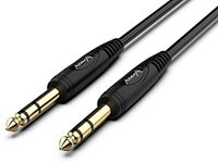 Audibax Brons Gold Kabel Jack Stereo naar Jack Stereo 1,5 meter Zwart