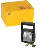 HELLA 1GA 007 506-021 Halogeen-Werklamp - Ultra Beam - 24/12V - Opbouw/Schroefaansluiting - 4-puntbevestiging - Omgevingsverlichting - Stekker: AMP