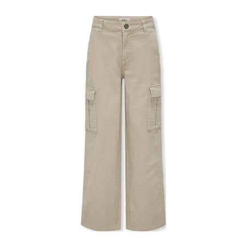 KIDS ONLY GIRL KOGYARROW-VOX Straight Fit Trousers - Ecru