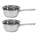 Gerimport Steelpan Manhatten - 2x - D16 cm - 2L - sauspan/juspan - verschillende warmebronnen