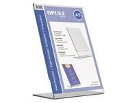 Opus 2 Tafel folderstandaard Opus2 A5 staand glashelder