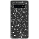 Samsung Galaxy S10 Lignes etoilees bedrukt siliconen hoesje