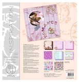 Ursus 70340007 - Premium Glitter Collection Romantiek, ca. 30,5 x 30,5 cm, 6 vellen papier, 1 Die-Cut en 1 chipboard