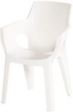 Hartman 2 stuks tuinstoelen stapelbaar Ivy wit 85 cm