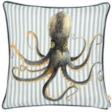 Evans Lichfield Salcombe Octopus Piped Kussenhoes
