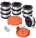 Bobine voor grastrimmer van draadtrimmer vervangingsdraad AF-100-3ZP - Set van 8 bobines + 2 hoezen
