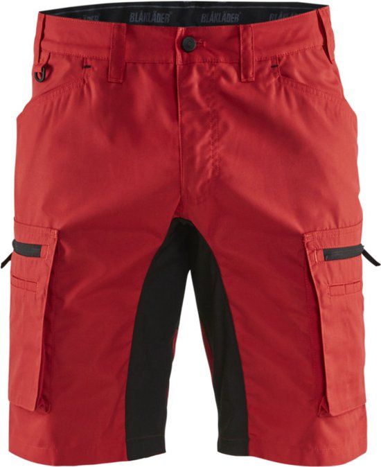 Blåkläder Service short stretch 1449-1845 - Rood/Zwart - C62