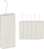 Merkloos Relaxdays Waterverdamper radiator - set van 6 - 400 ml - keramiek - crème