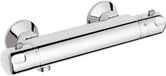 Ibenzoa® Chroomkleurige thermostaat douchekraan met cool-touch en anti-verbrandingsbeveiliging